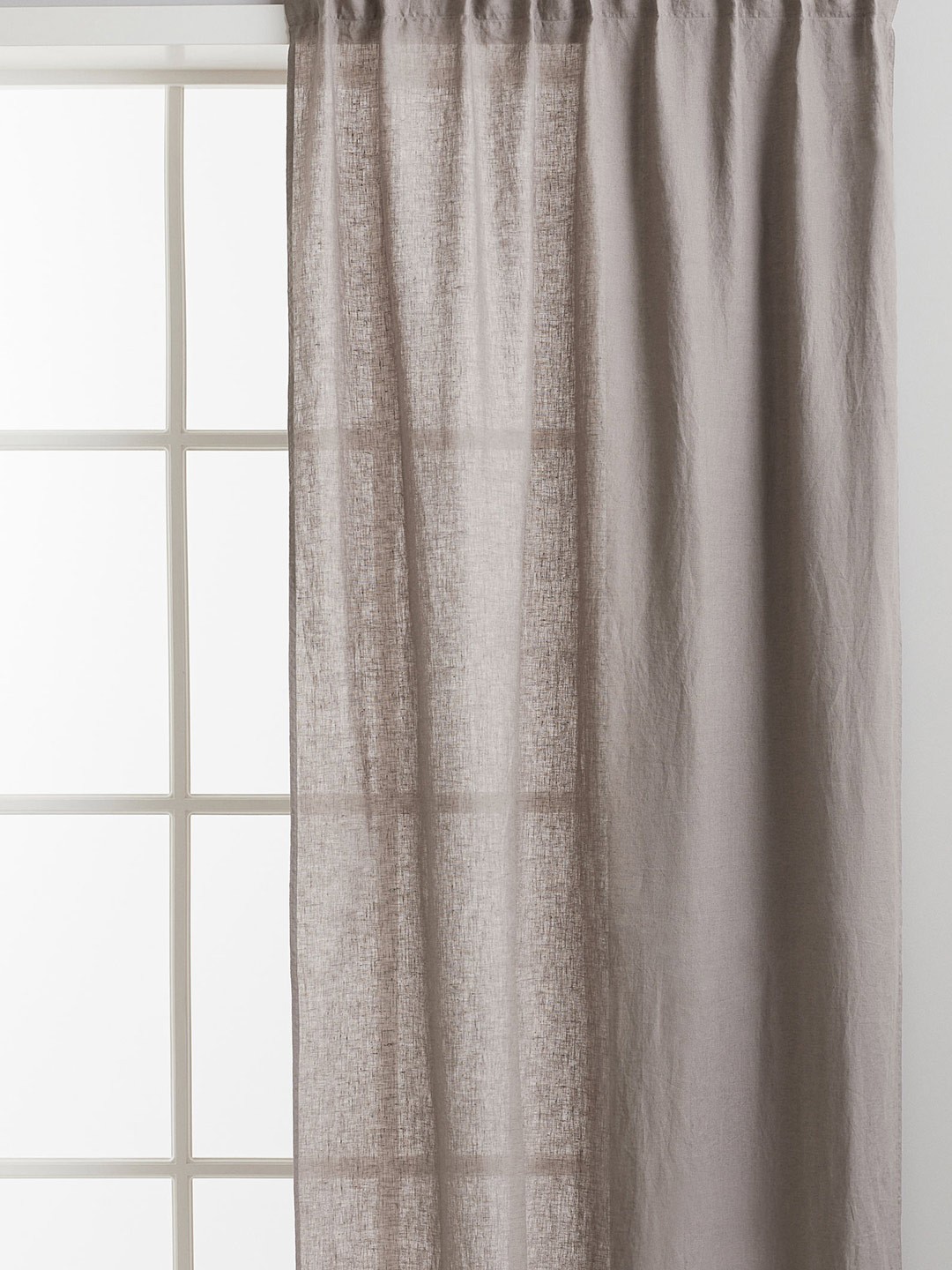 

H&M Beige & Grey 2-Pack Linen Curtain Lengths