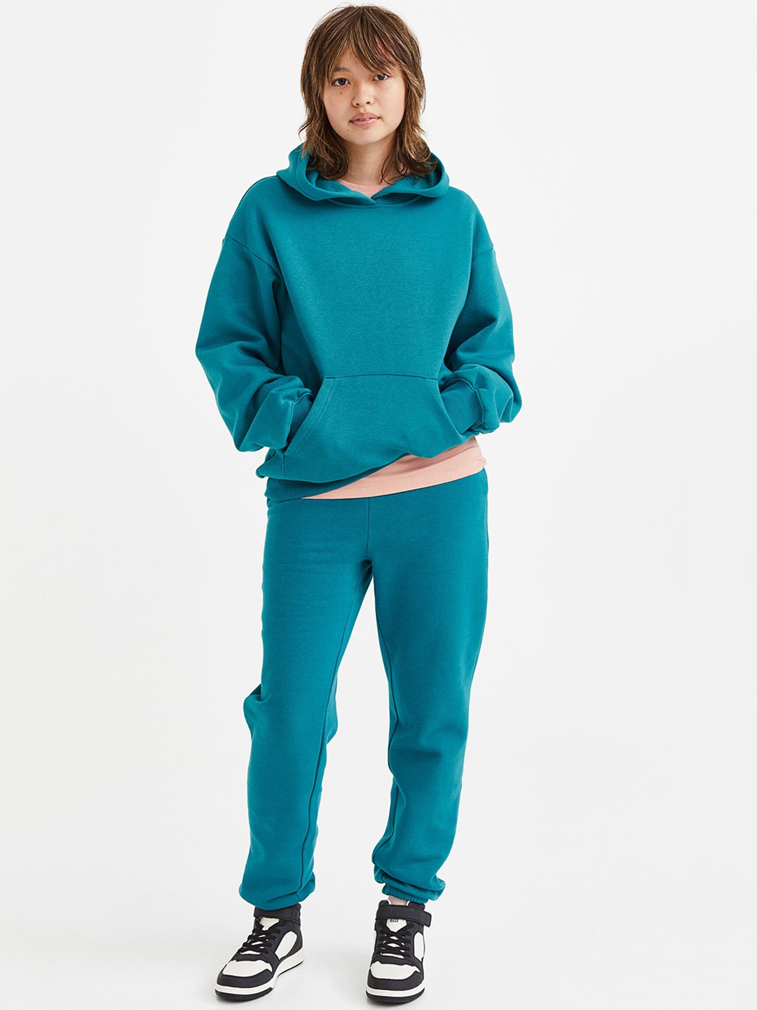 

H&M Girls Joggers, Turquoise blue