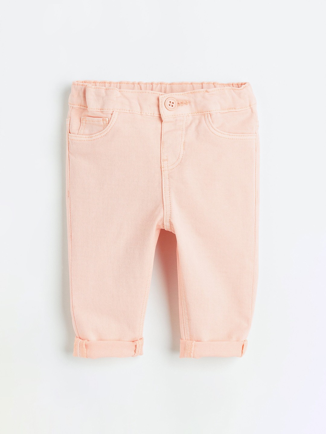 

H&M Girls Cotton Twill Trousers, Pink