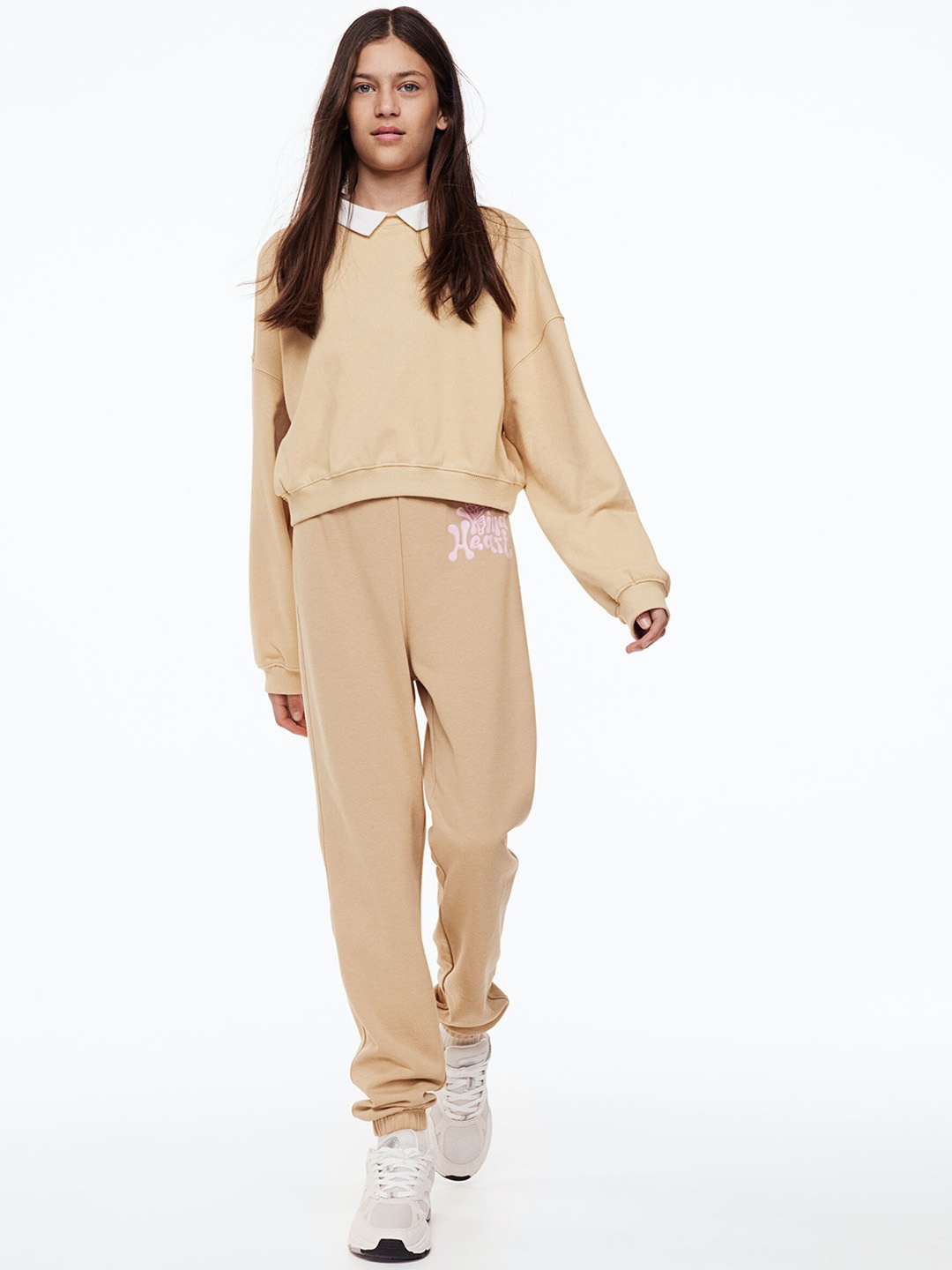 

H&M Girls Joggers, Beige