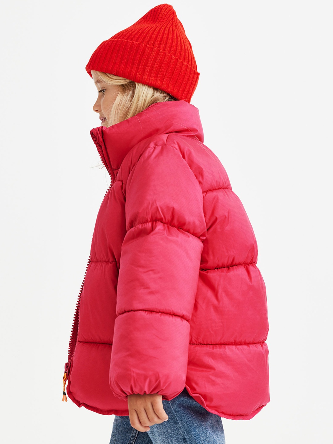 

H&M Girls Thermolite Water-Repellent Jacket, Pink