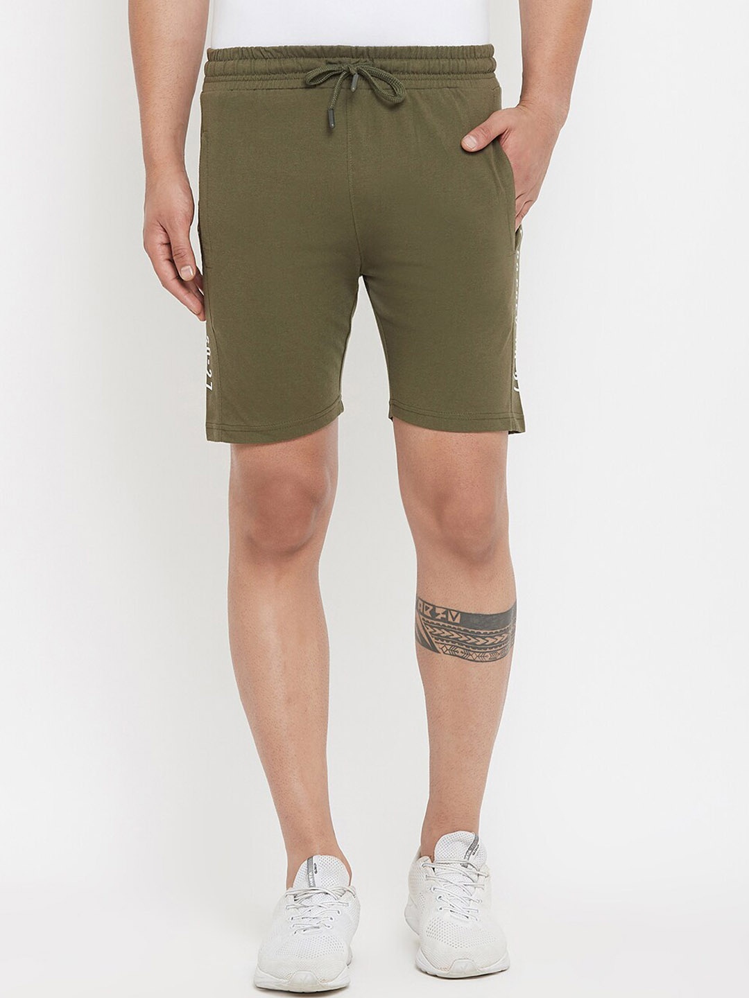 

Duke Men Slim Fit Shorts, Olive