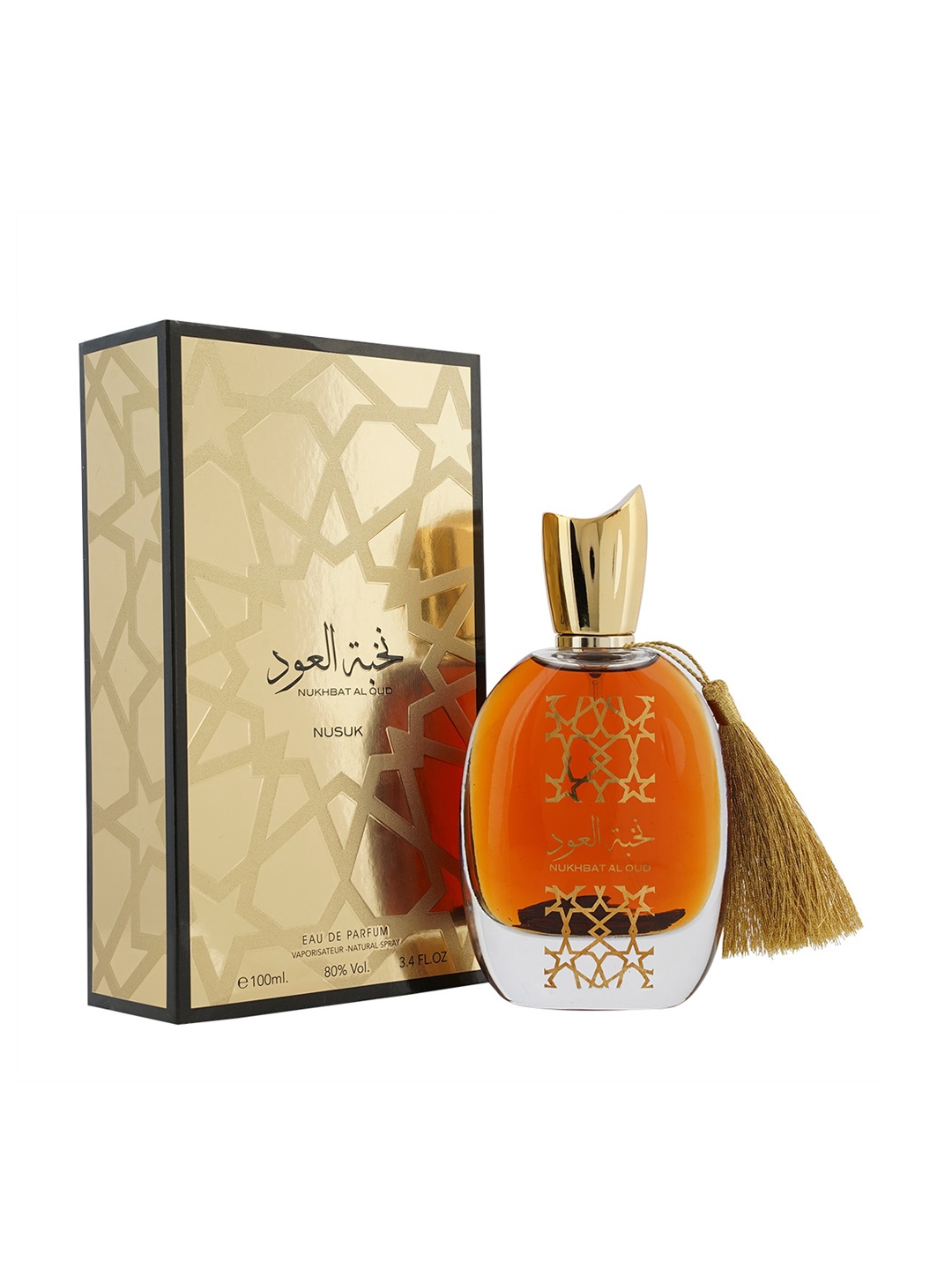 

NUSUK Men Nukhbat Al Oud Imported Long Lasting Eau de Parfum - 100 ml, Multi