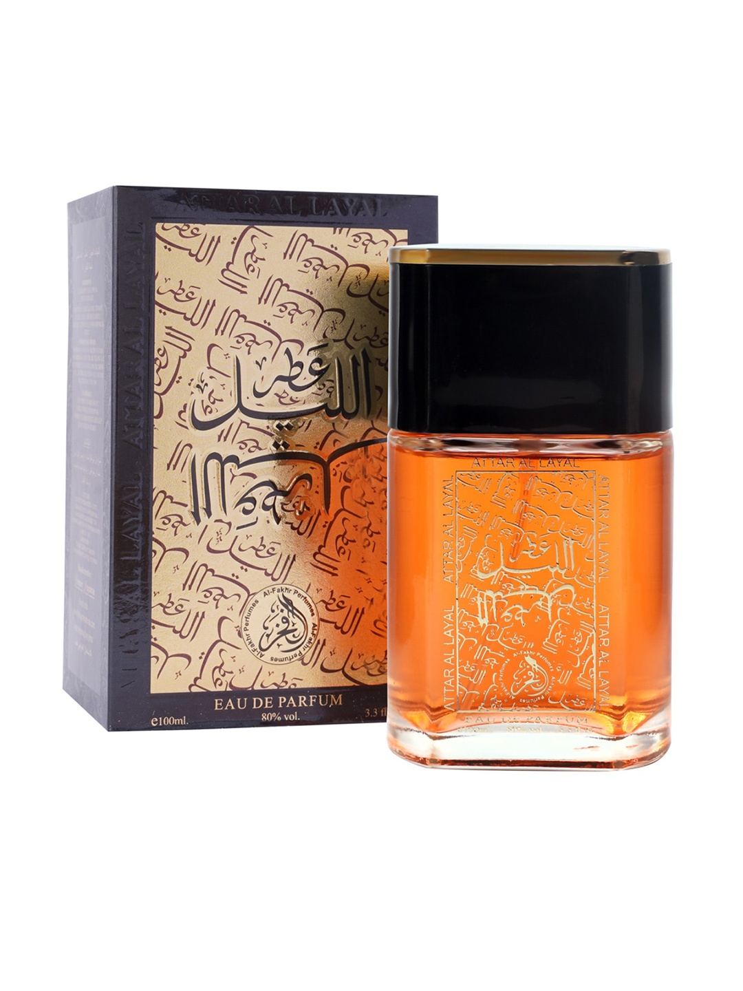 

Al-Fakhr Perfumes Men Attar Al Layal Premium Soothing Long Lasting Eau de Parfum - 100 ml, Multi
