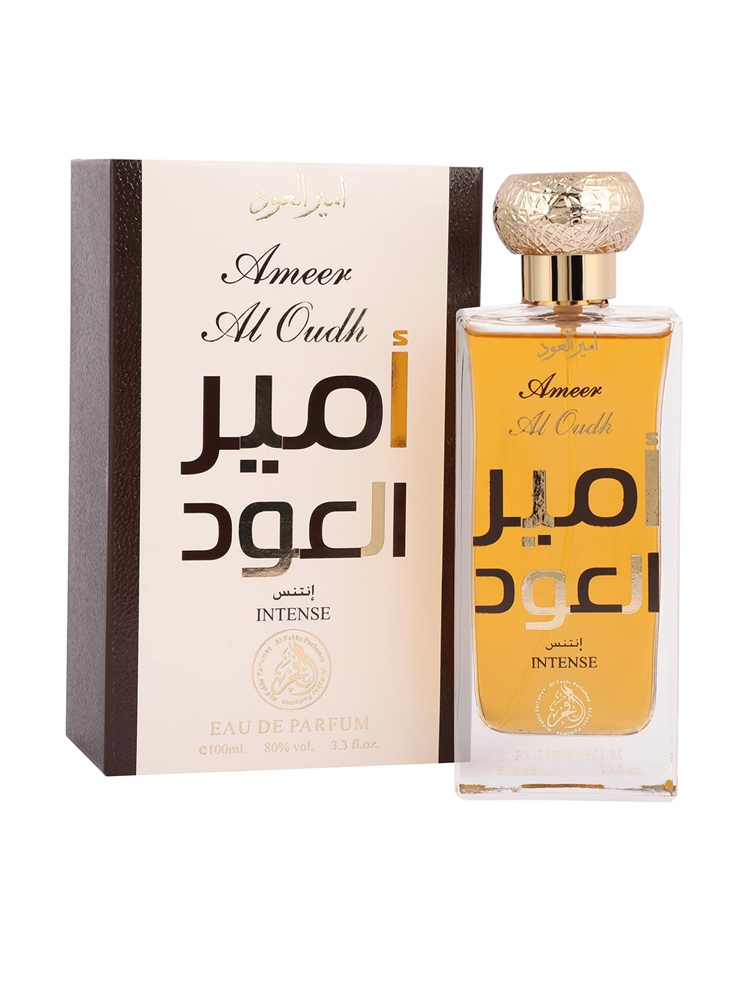 

Al-Fakhr Perfumes Men Ameer Al Oudh Intense Premium Long Lasting Eau de Parfum - 100 ml, Multi