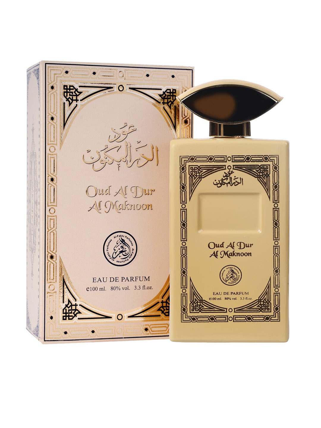 

Al-Fakhr Perfumes Men Oud Al Dur Al Maknoon Premium Long Lasting Eau de Parfum - 100 ml, Multi