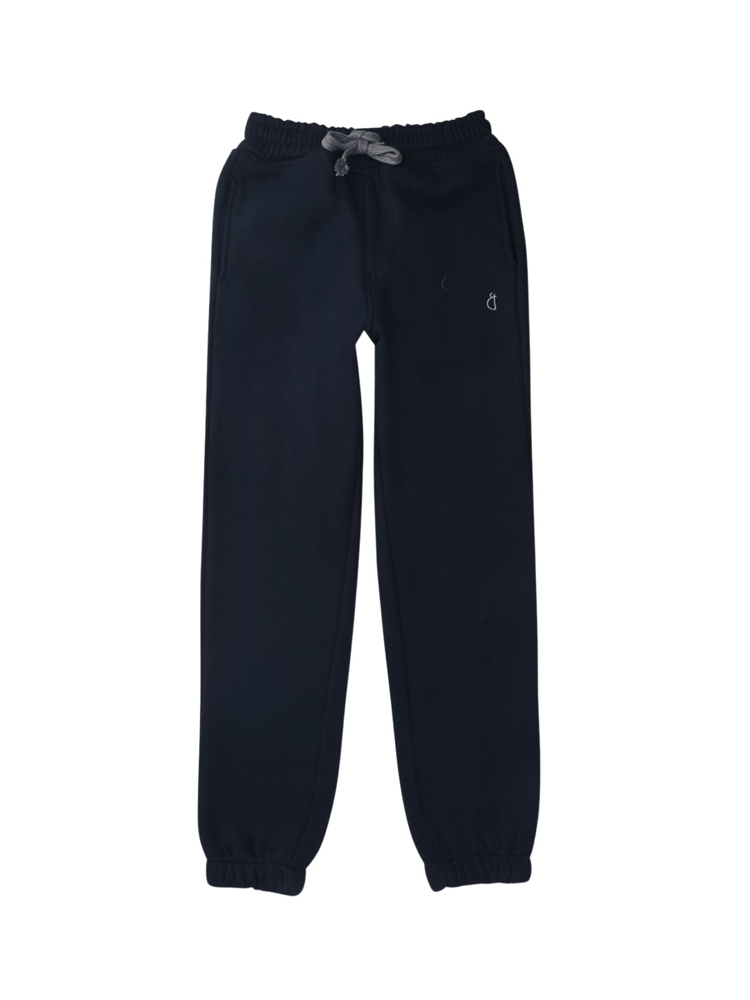 

Gini and Jony Boys Mid-Rise Cotton Joggers, Navy blue