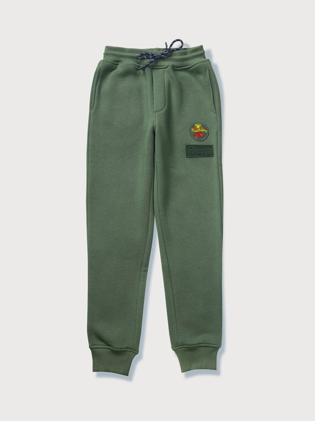 

Gini and Jony Boys Cotton Joggers, Green