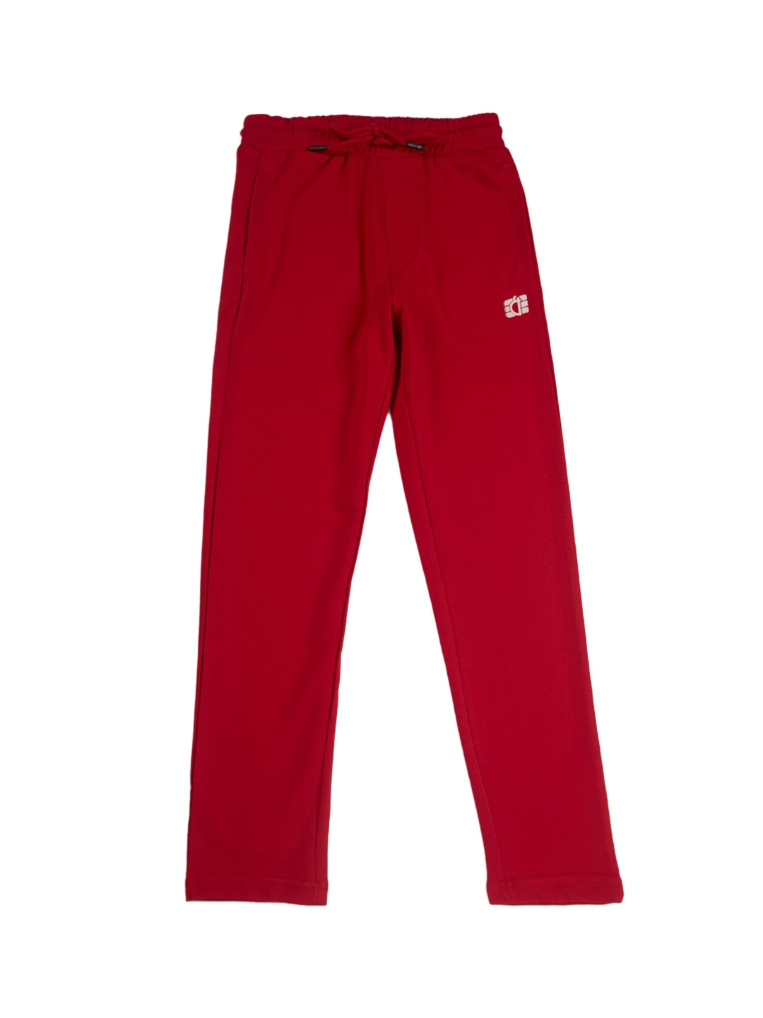 

Gini and Jony Boys Cotton Elasticated Track Pants, Red