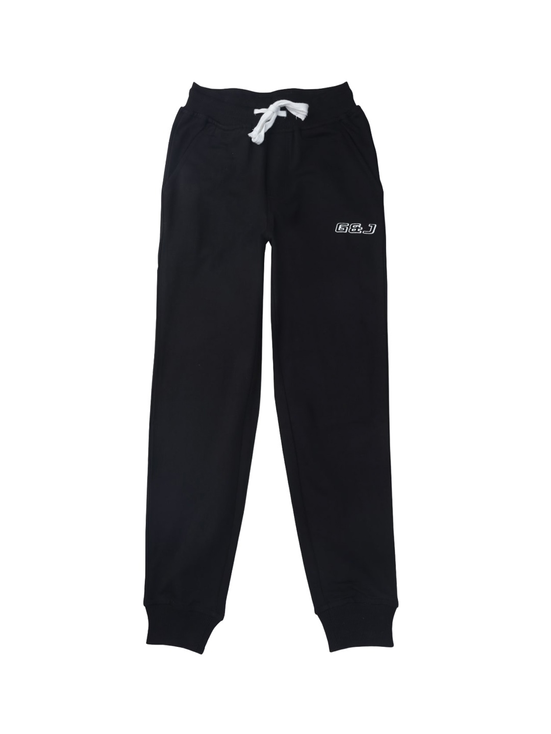 

Gini and Jony Girls Brand Logo Printed Detail Cotton Joggers, Black