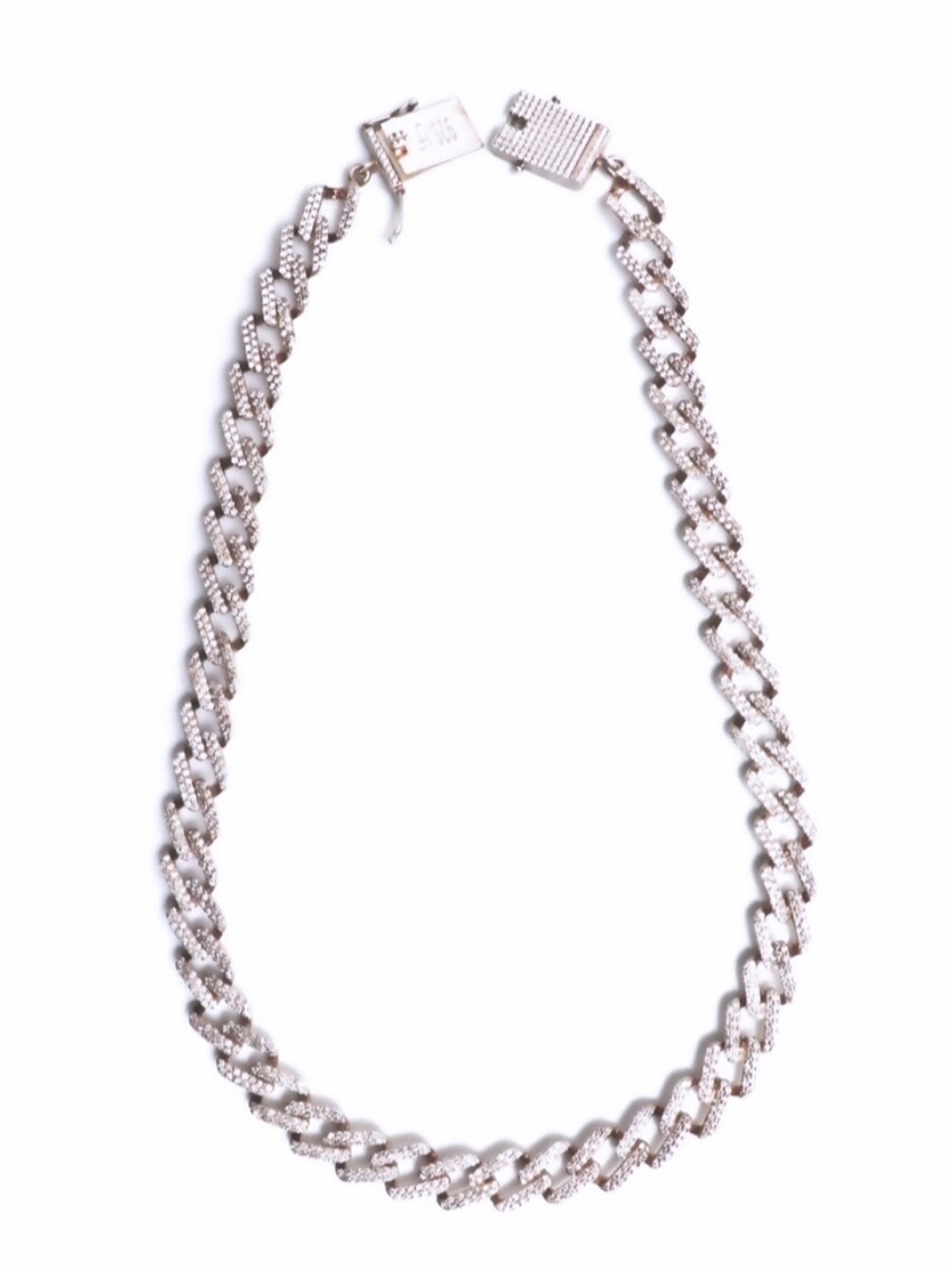

HIFLYER JEWELS Unisex White Sterling Silver Chain