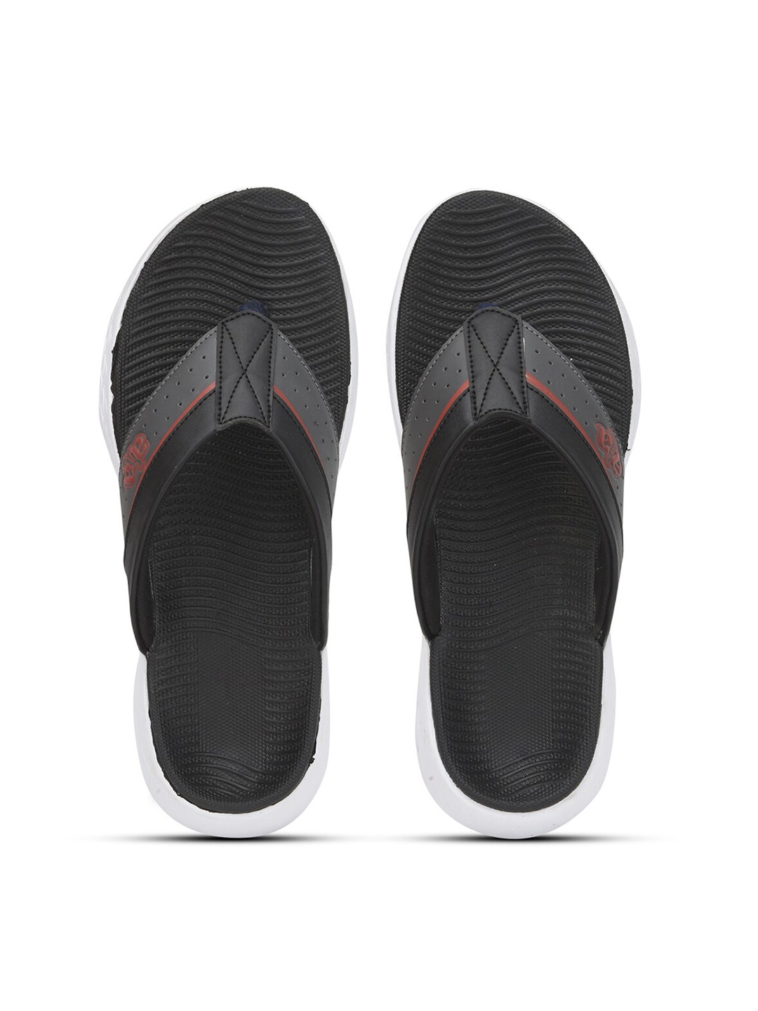 

Liberty Men Black & White Thong Flip-Flops