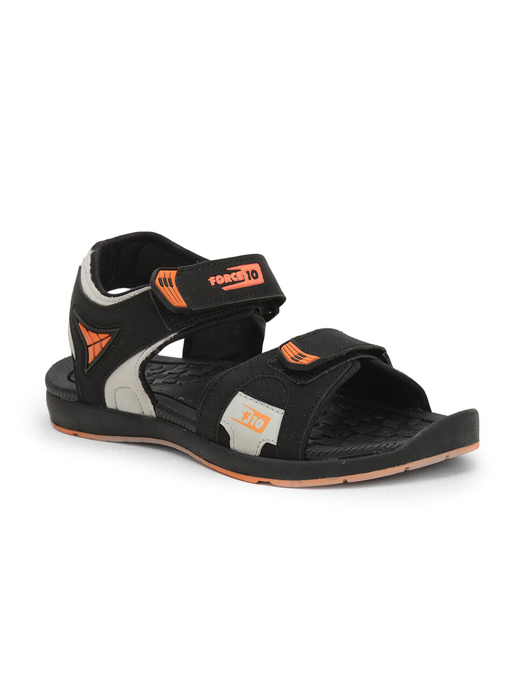 

Liberty Men Black & Orange Comfort Sandals