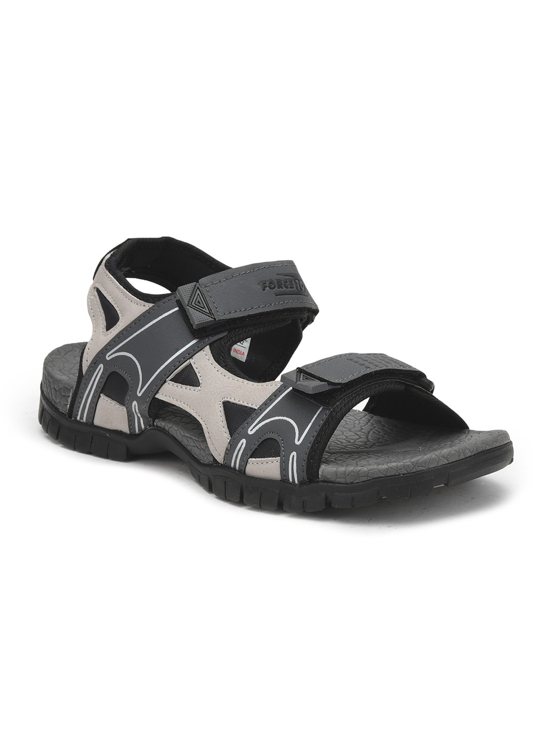 

Liberty Men Colourblocked Sports Sandals, Grey