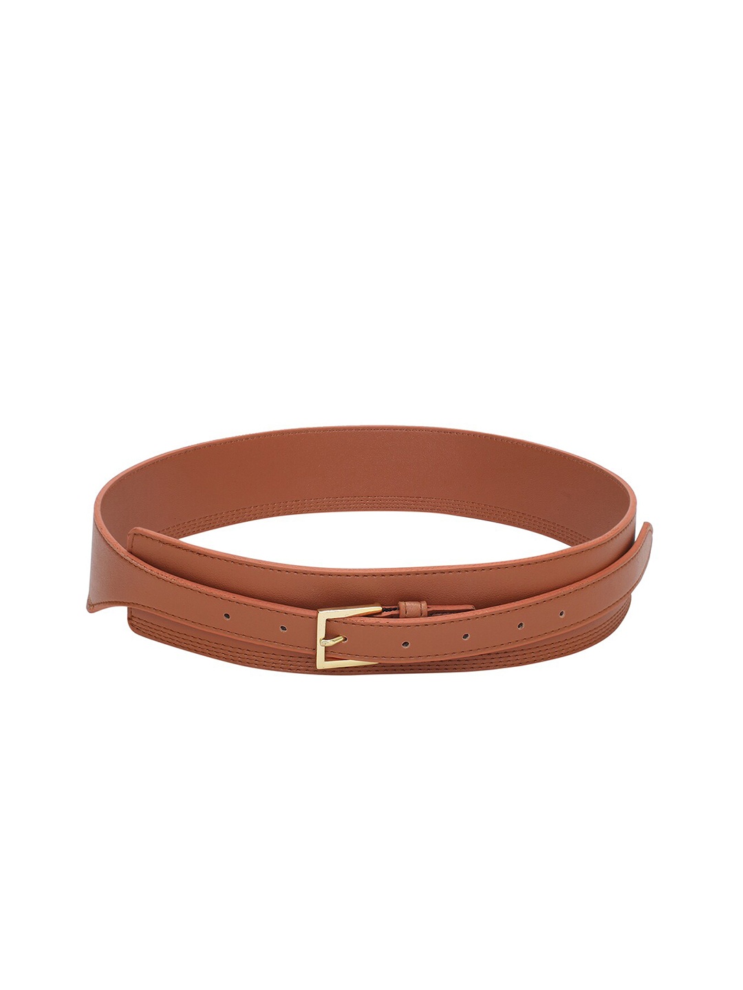 

CRUSSET Women PU Belt, Tan