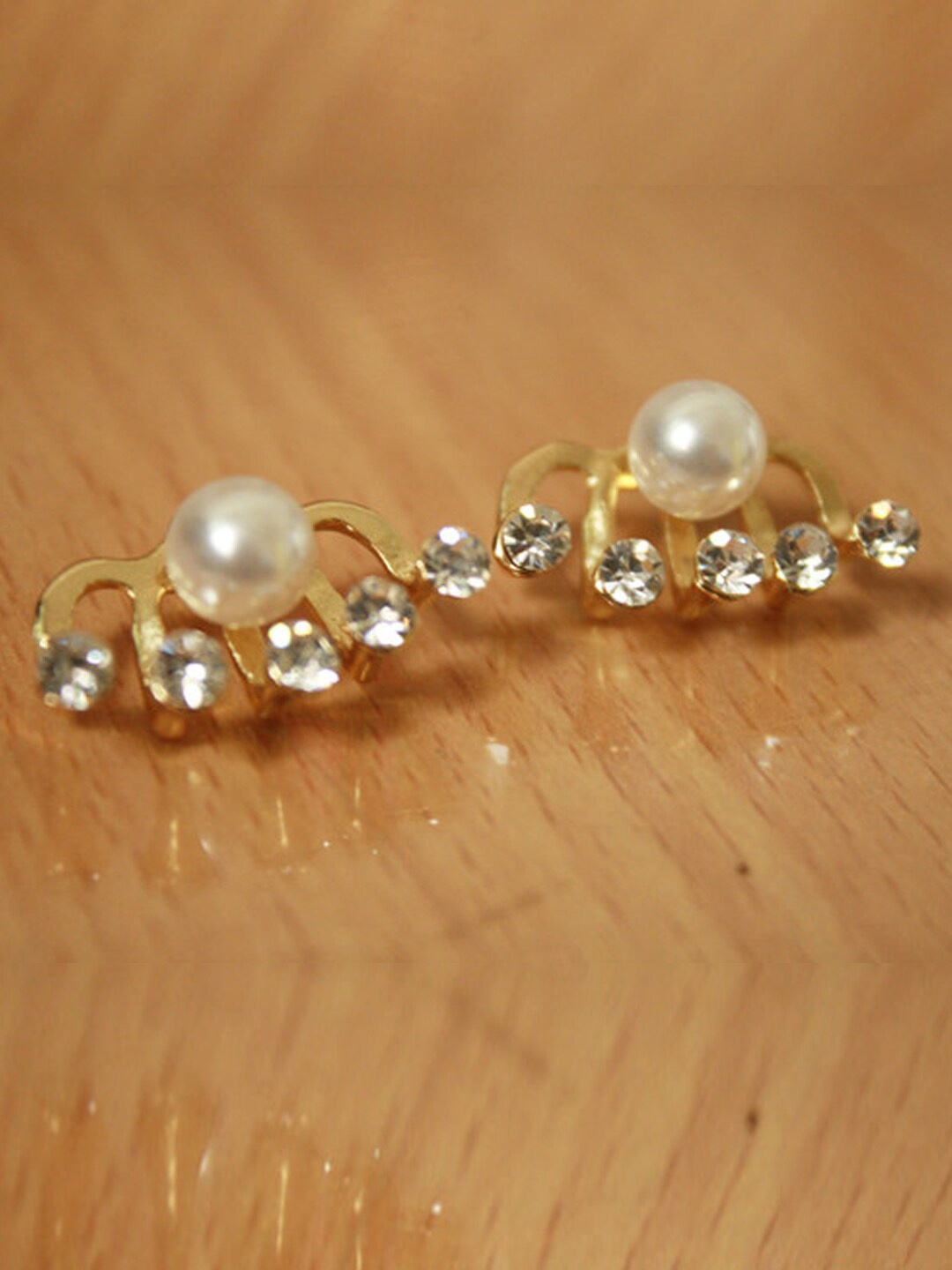 

Young & Forever Gold-Plated Quirky Studs Earrings