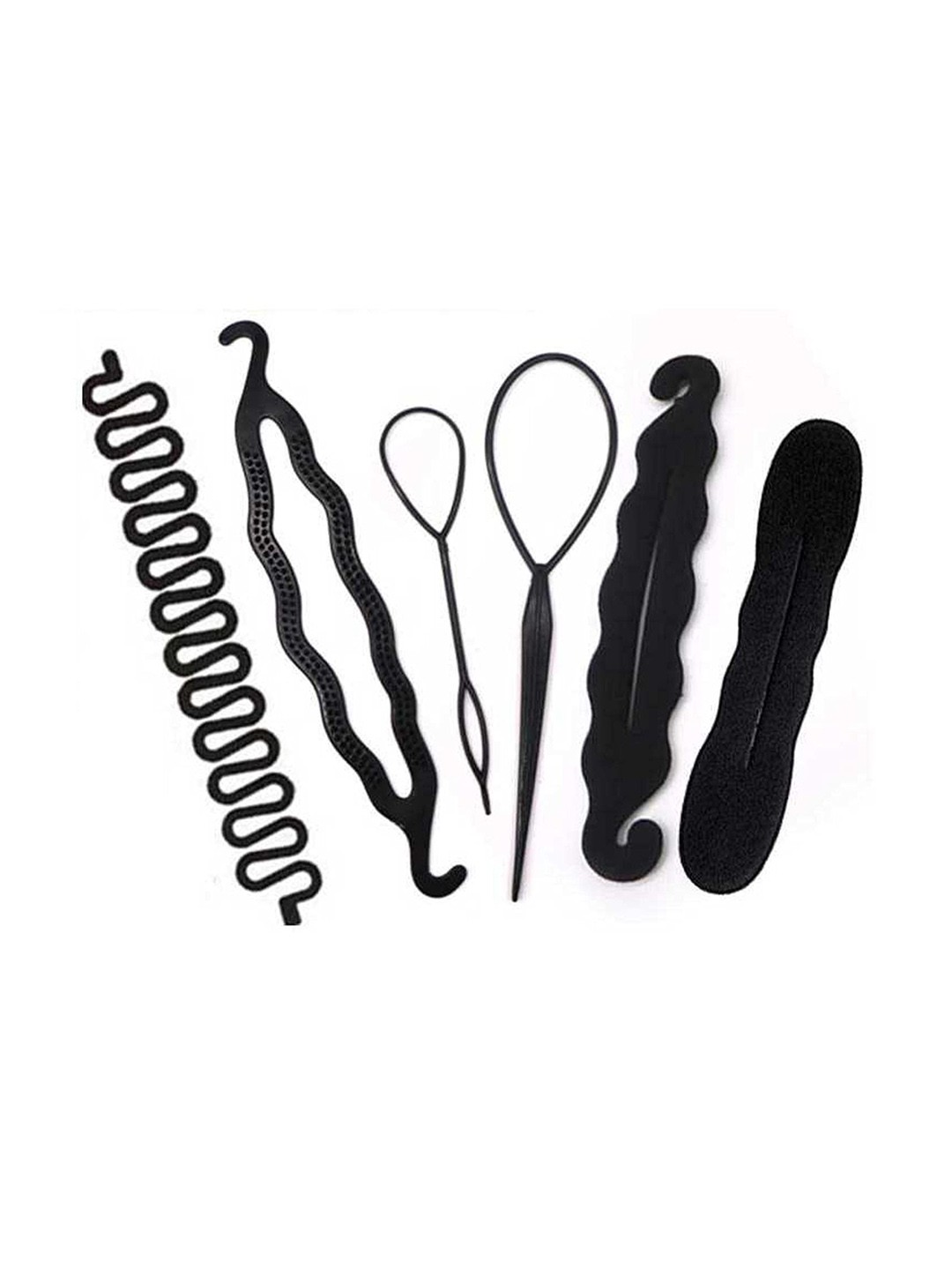 

CHANDERKASH Women Set of 6 Hair Accessory Set, Black