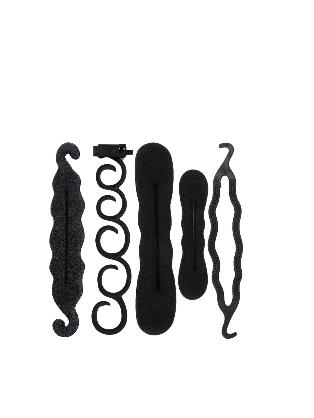 

CHANDERKASH Women Set of 5 Hair Accessory Set, Black