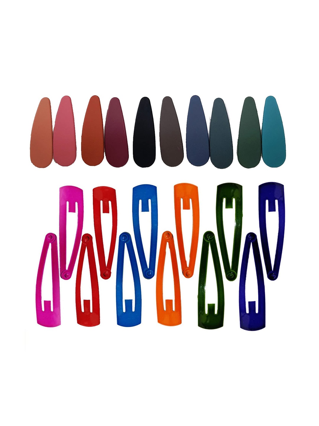 

CHANDERKASH Set of 24 Daily Uses Metal Tic Tac Hair Clips, Pink
