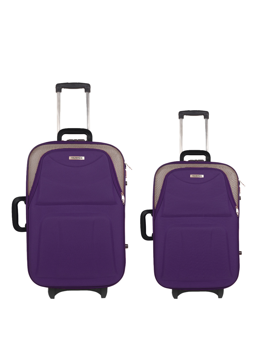 

Trumpkin Set Of 2 Soft-Sided Trolley Bag, Purple