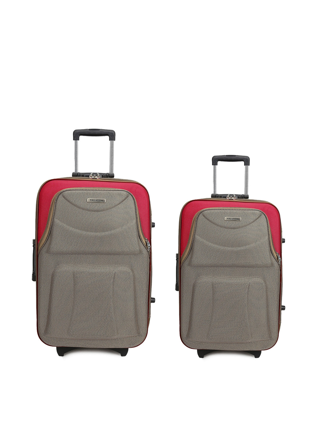 

Trumpkin Set Of 2 Soft-Sided Trolley Bag, Brown