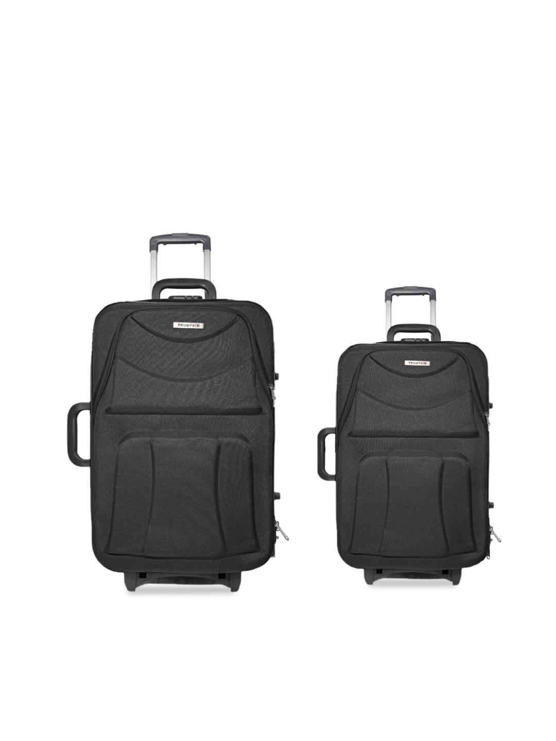

Trumpkin Grey Set Of 2 Soft-Sided Trolley Suitcases