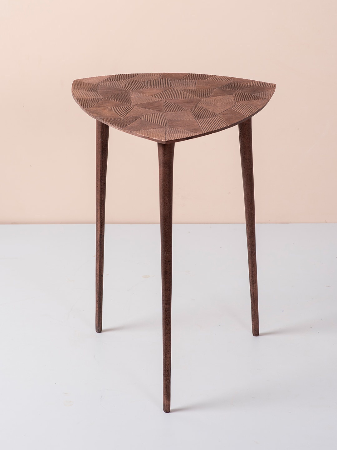 

nestroots Copper-Coloured Textured Ottomans