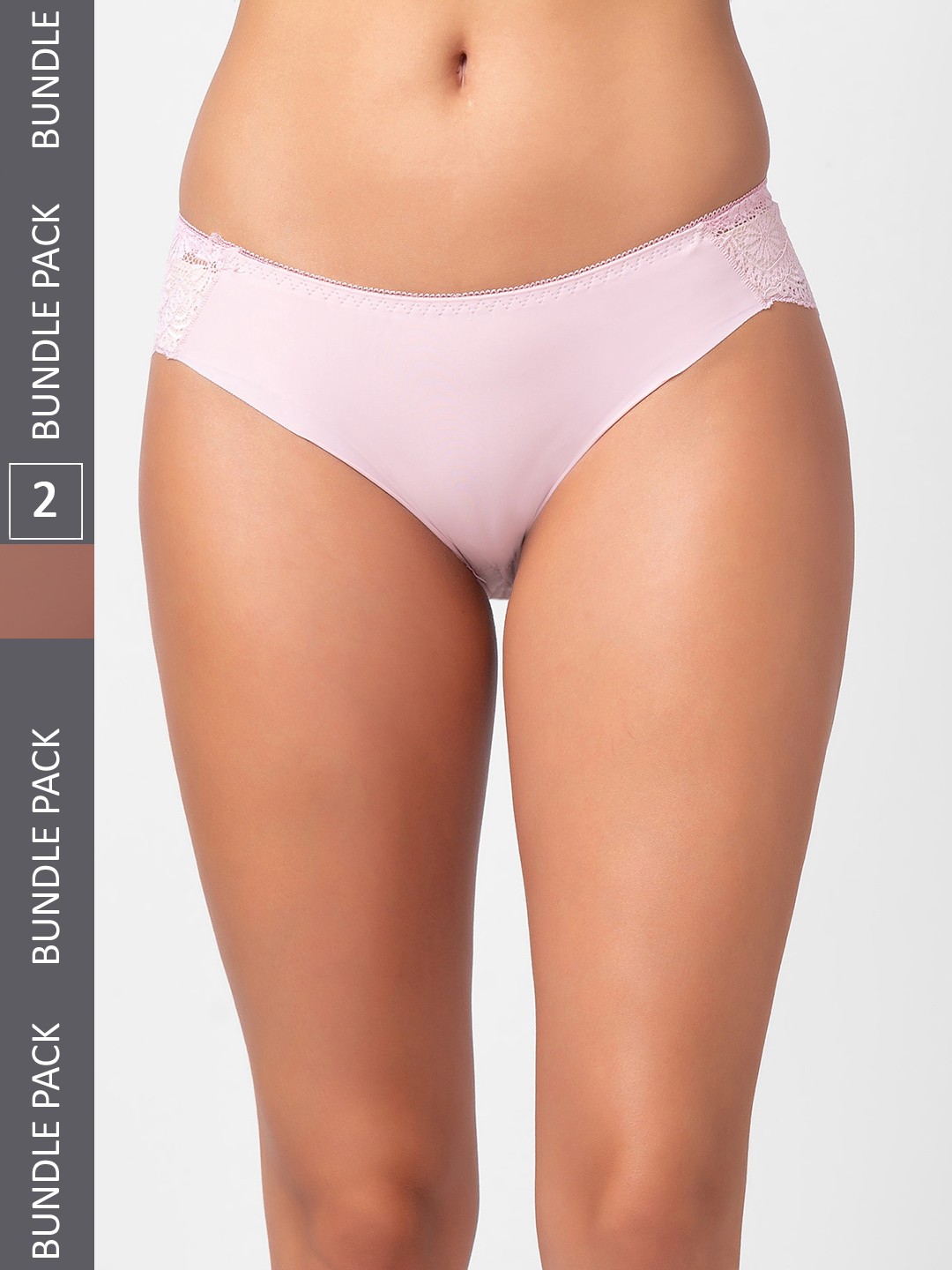 

FashionRack Women Pack Of 2 Assorted Hipster Briefs