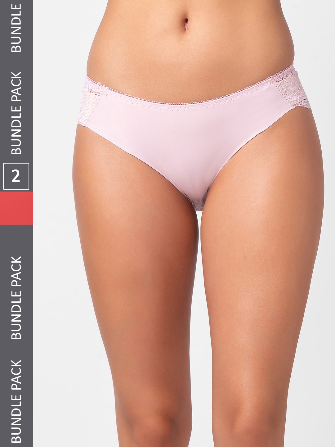 

FashionRack Women Pack Of 2 Assorted Hipster Briefs
