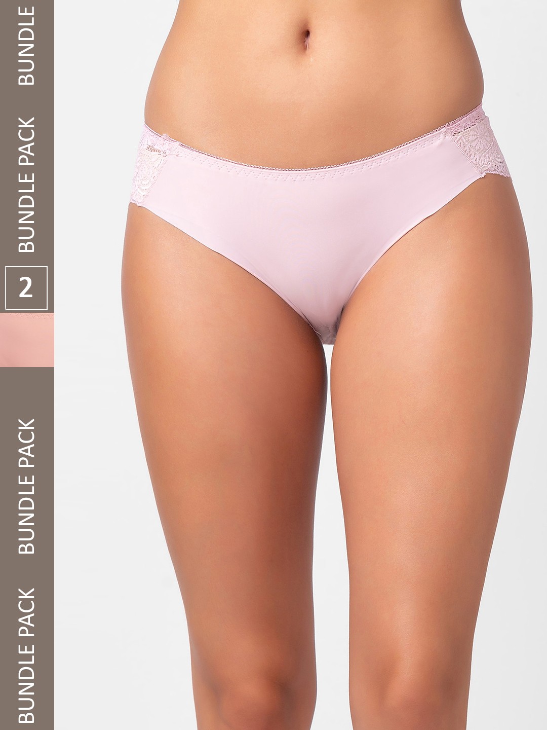 

FashionRack Women Pack Of 2 Assorted Hipster Briefs