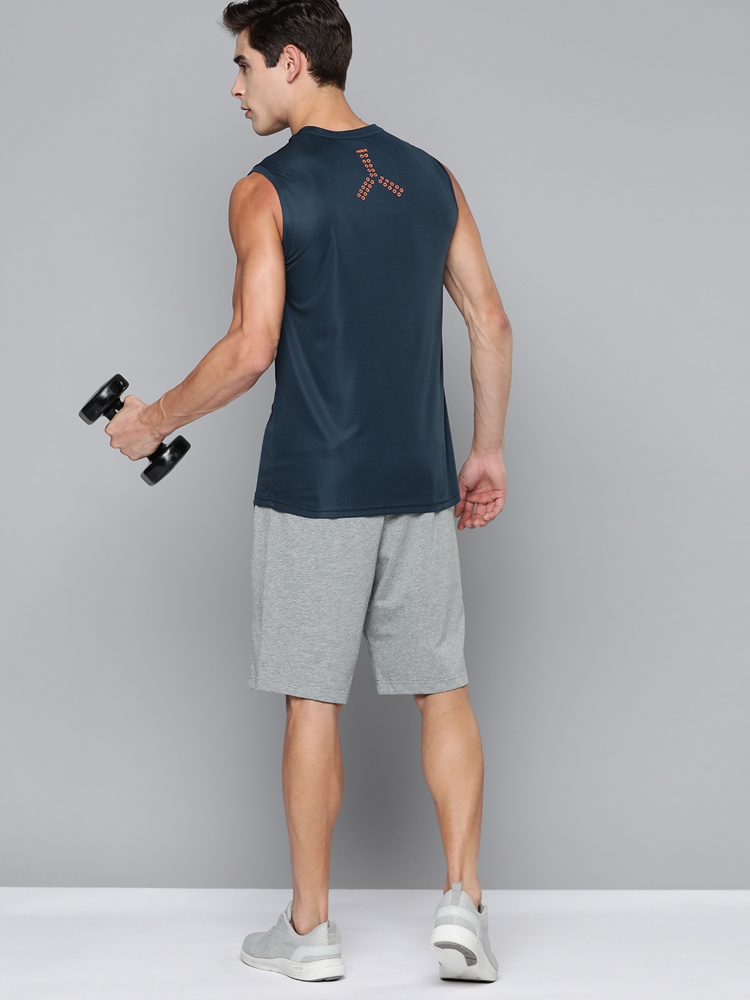 

HRX by Hrithik Roshan Rapid-Dry Training T-shirt, Navy blue