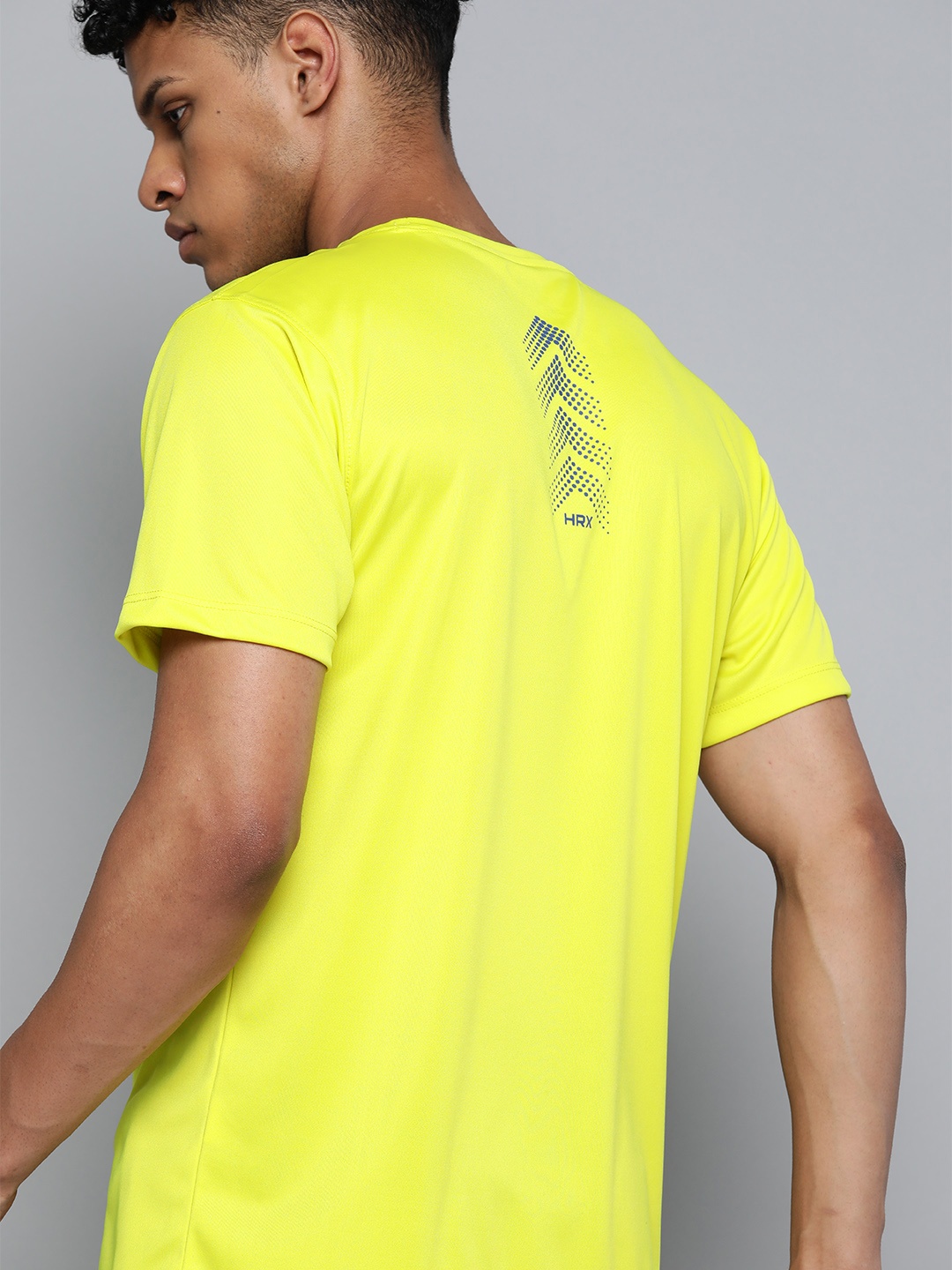 

HRX by Hrithik Roshan Rapid-Dry Training T-shirt, Lime green