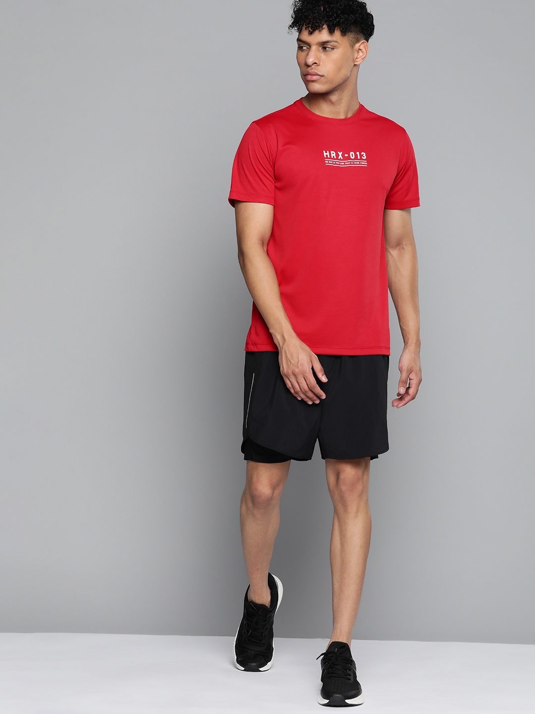 

HRX By Hrithik Roshan Training Men Rapid-Dry Training T-shirt, Red