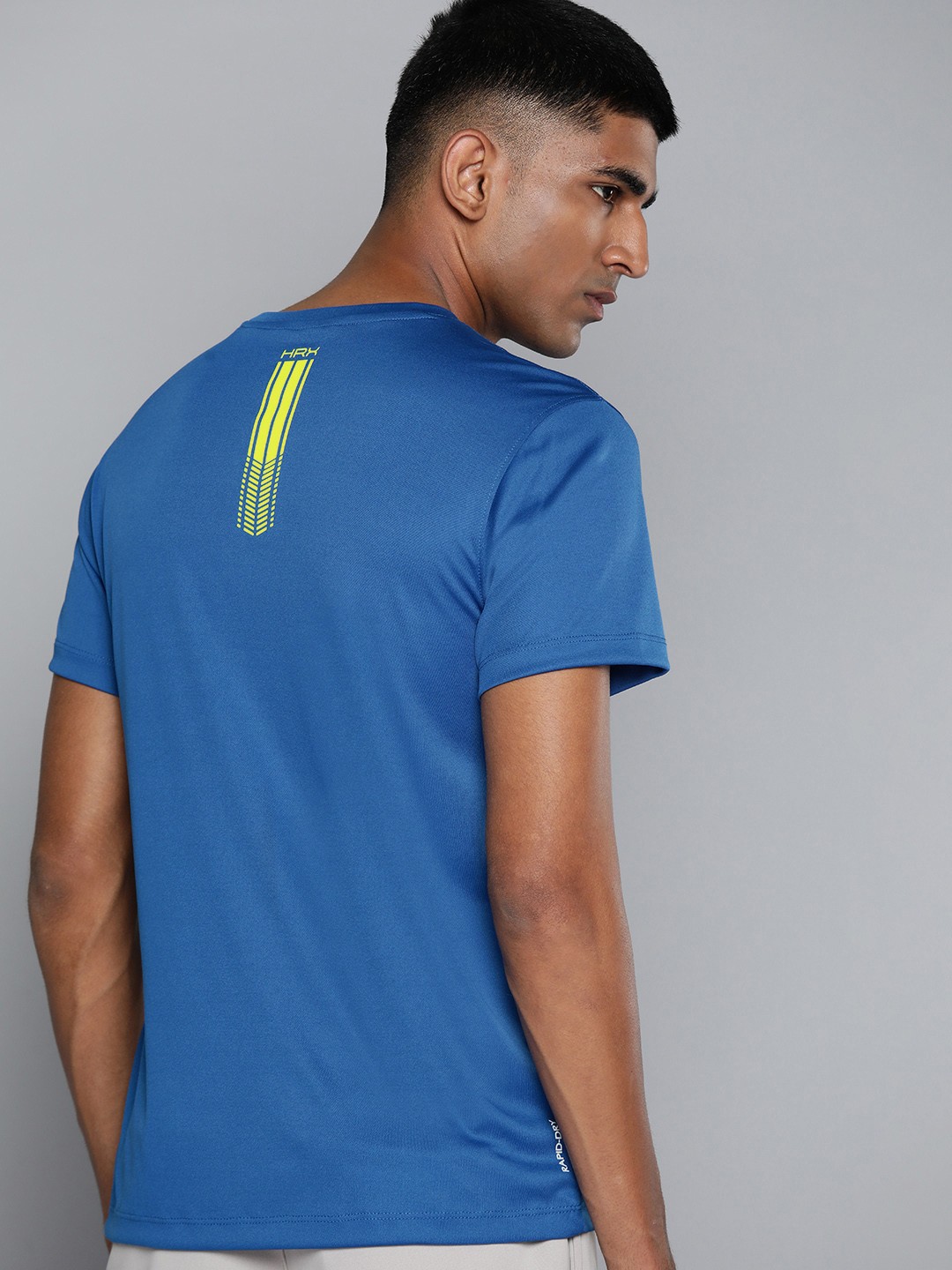 

HRX by Hrithik Roshan Rapid-Dry Training T-shirt, Blue