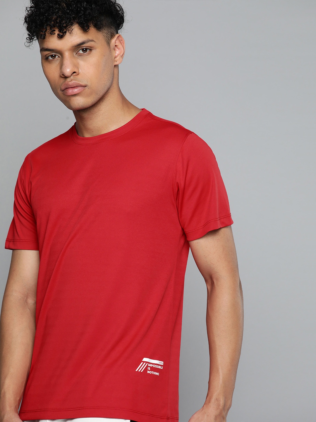 

HRX By Hrithik Roshan Training Men Rapid-Dry Training T-shirt, Red