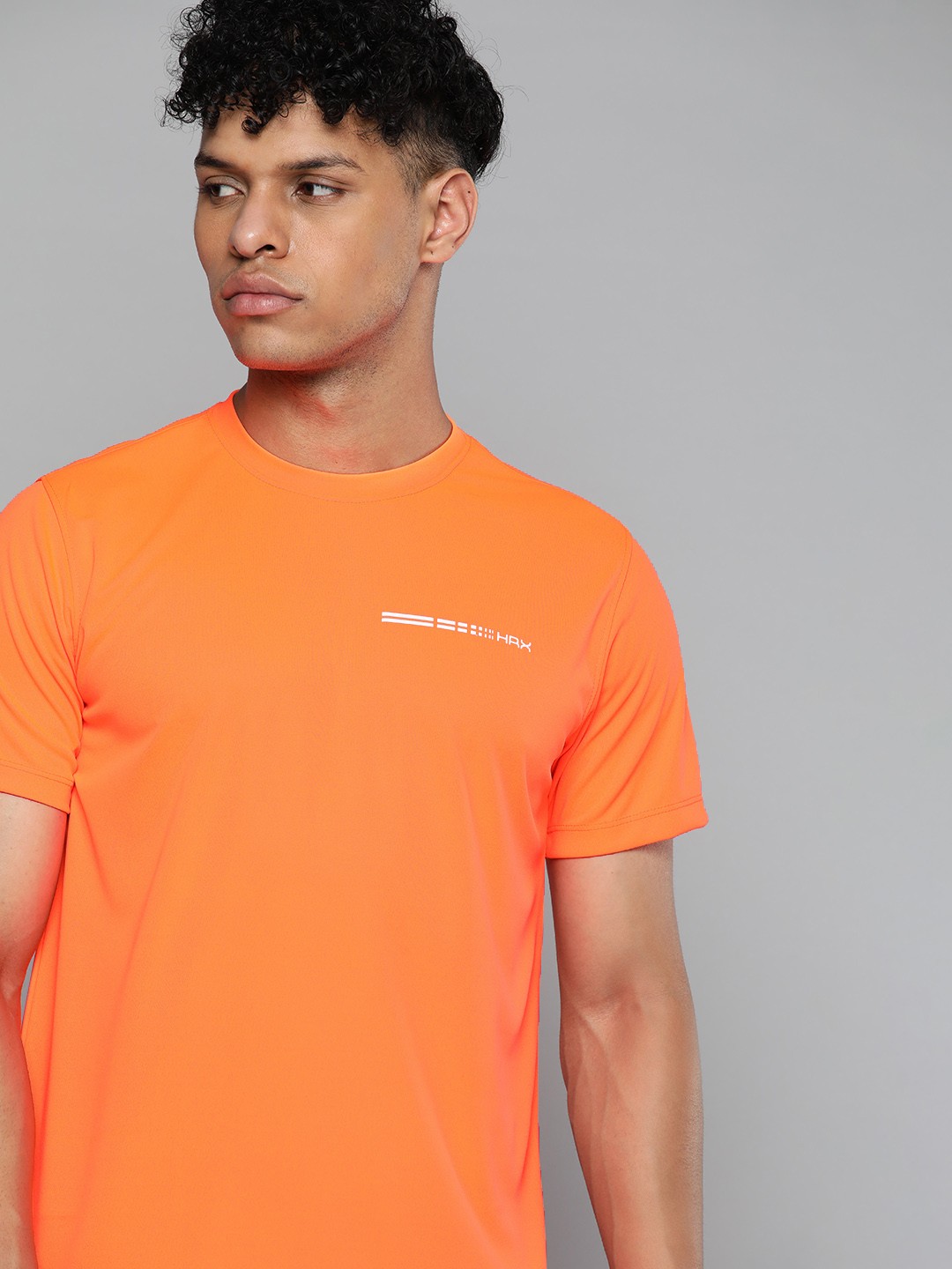 

HRX By Hrithik Roshan Training Men Rapid-Dry Training T-shirt, Orange