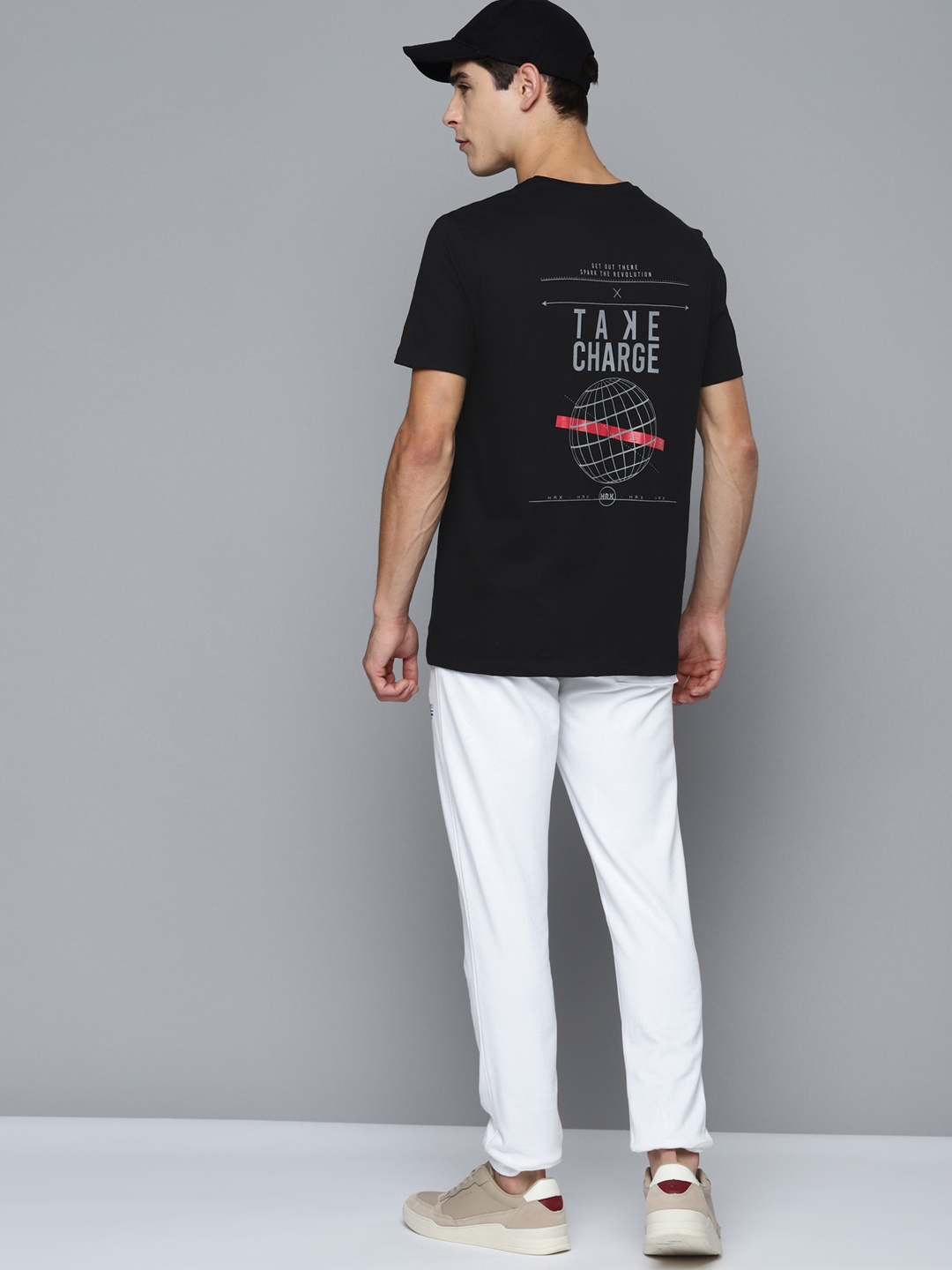 

HRX by Hrithik Roshan Printed T-shirt, Black