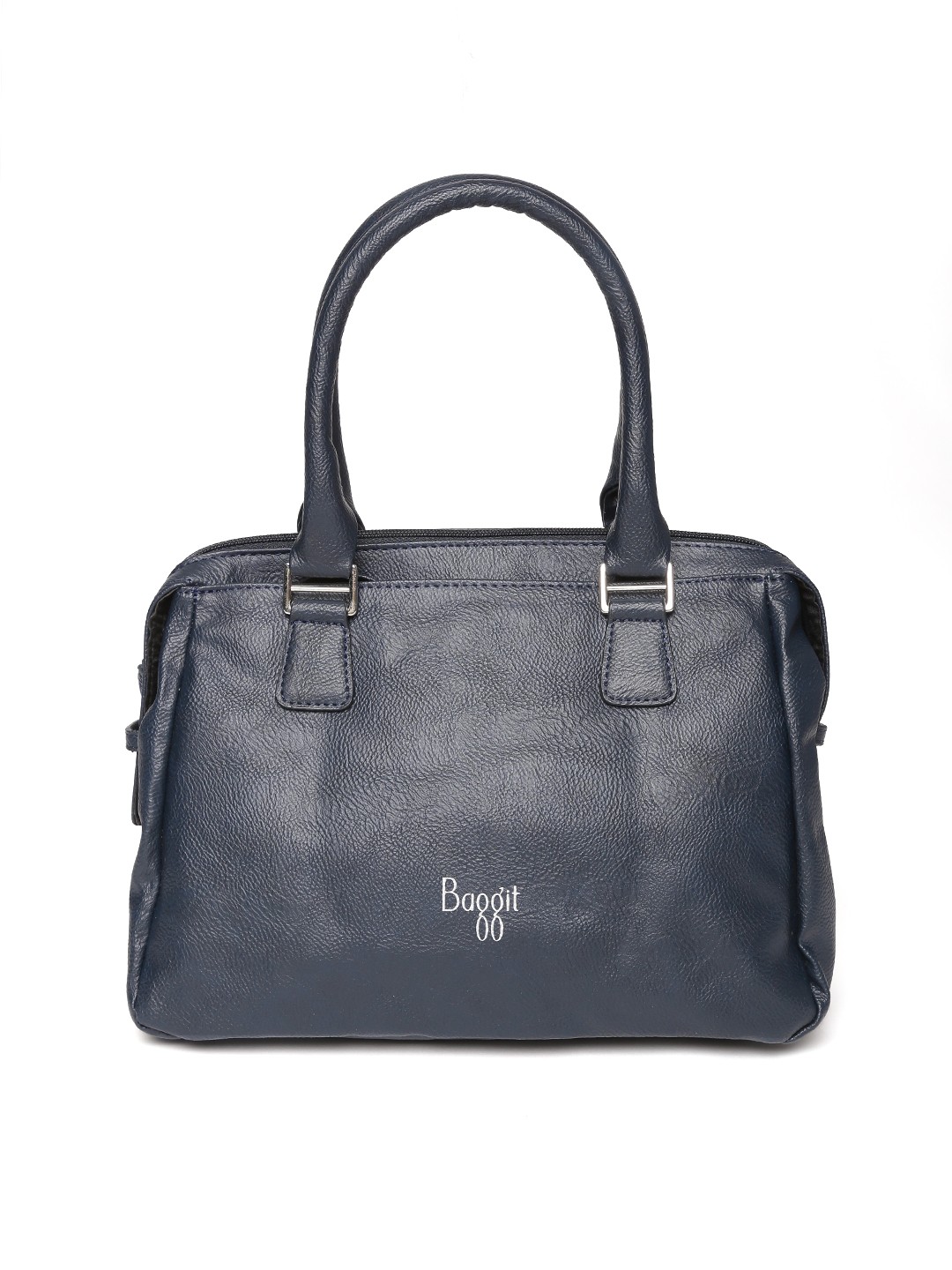 

Baggit Navy Solid Handheld Bag, Navy blue