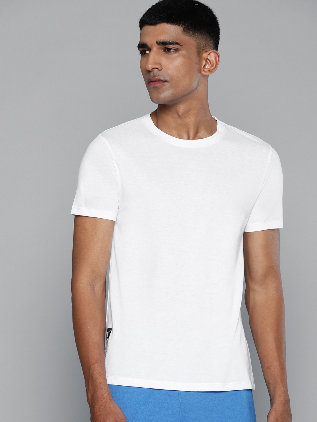 

HRX by Hrithik Roshan Round Neck Regular Fit T-shirt, White