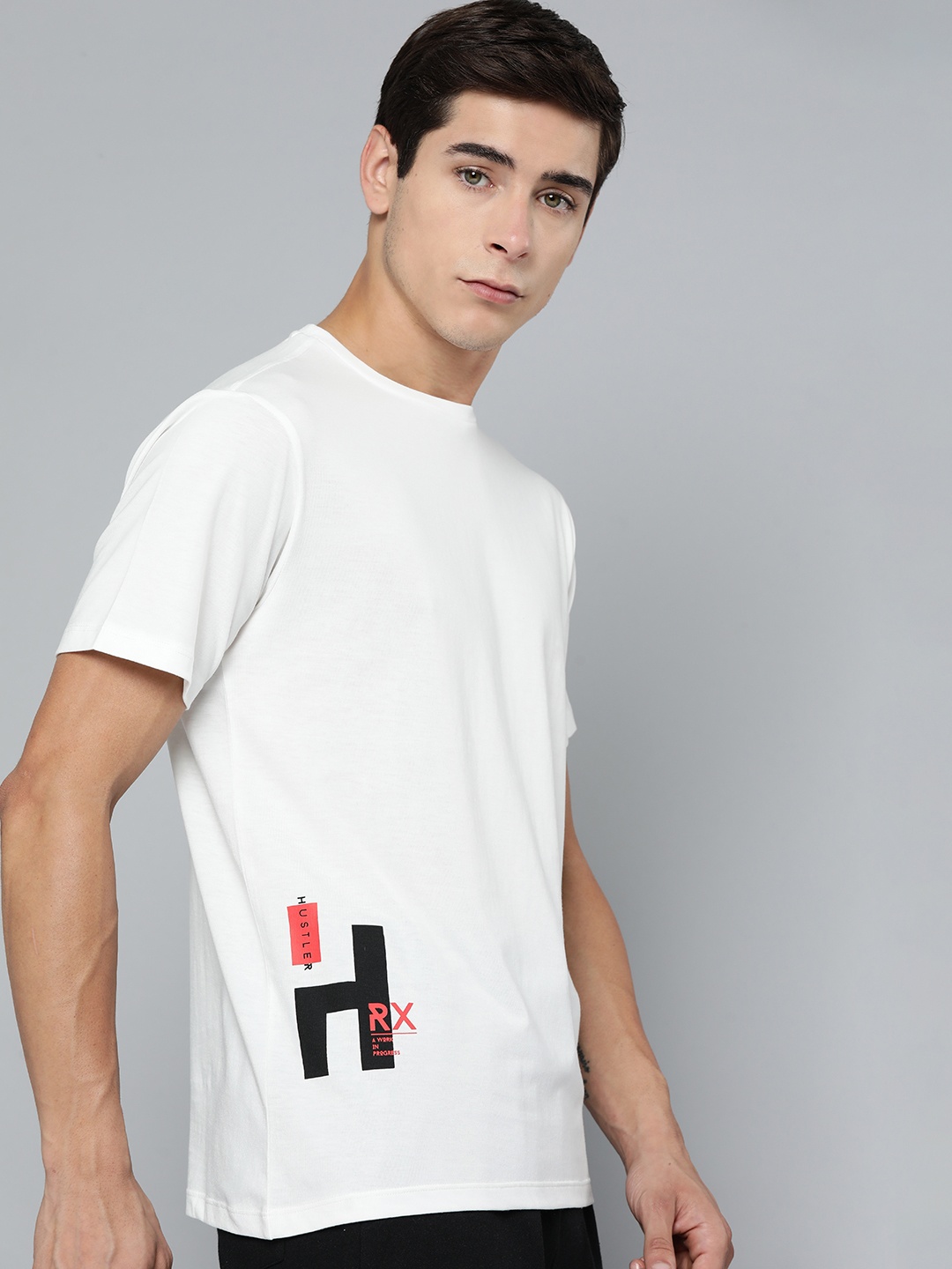 

HRX by Hrithik Roshan Printed Lifestyle T-shirt, White