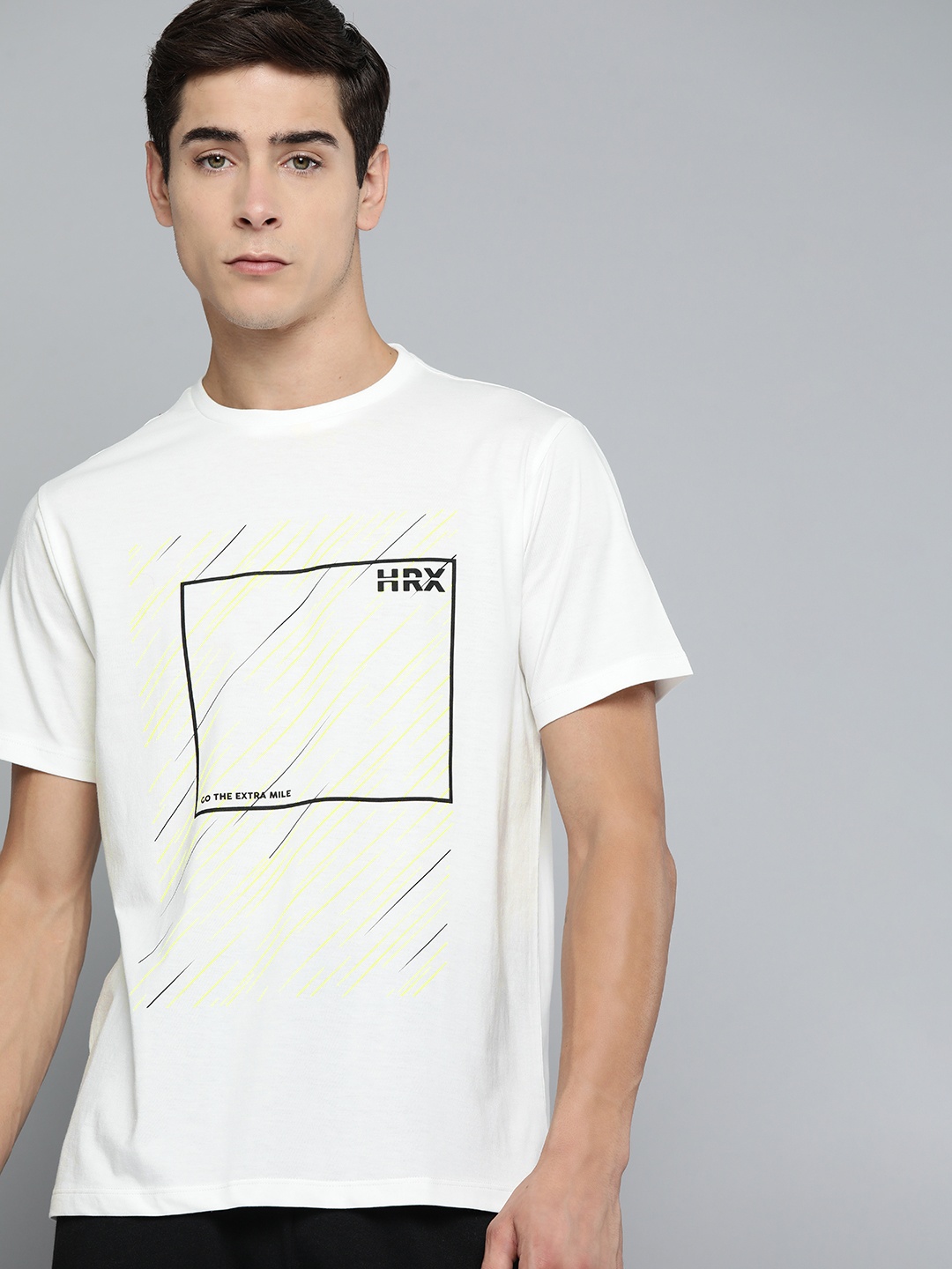 

HRX by Hrithik Roshan Printed Lifestyle T-shirt, White