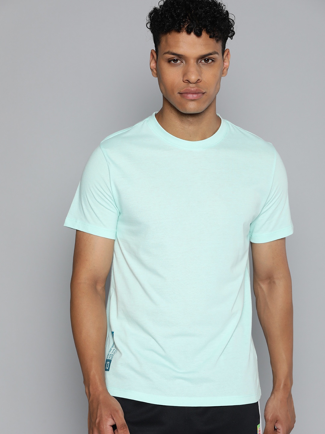 

HRX by Hrithik Roshan Regular Fit T-shirt, Sea green