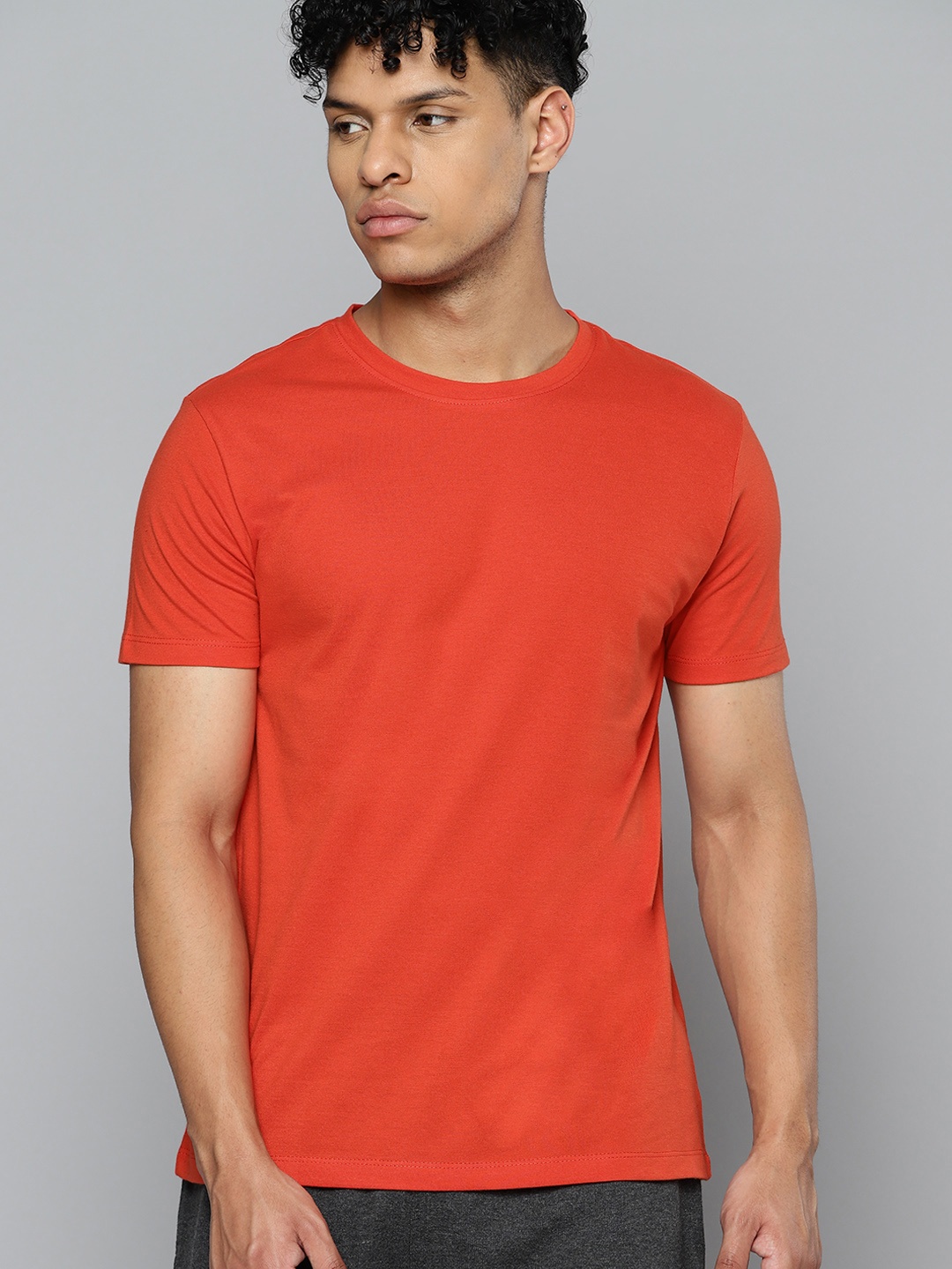 

HRX by Hrithik Roshan Printed Lifestyle T-shirt, Orange