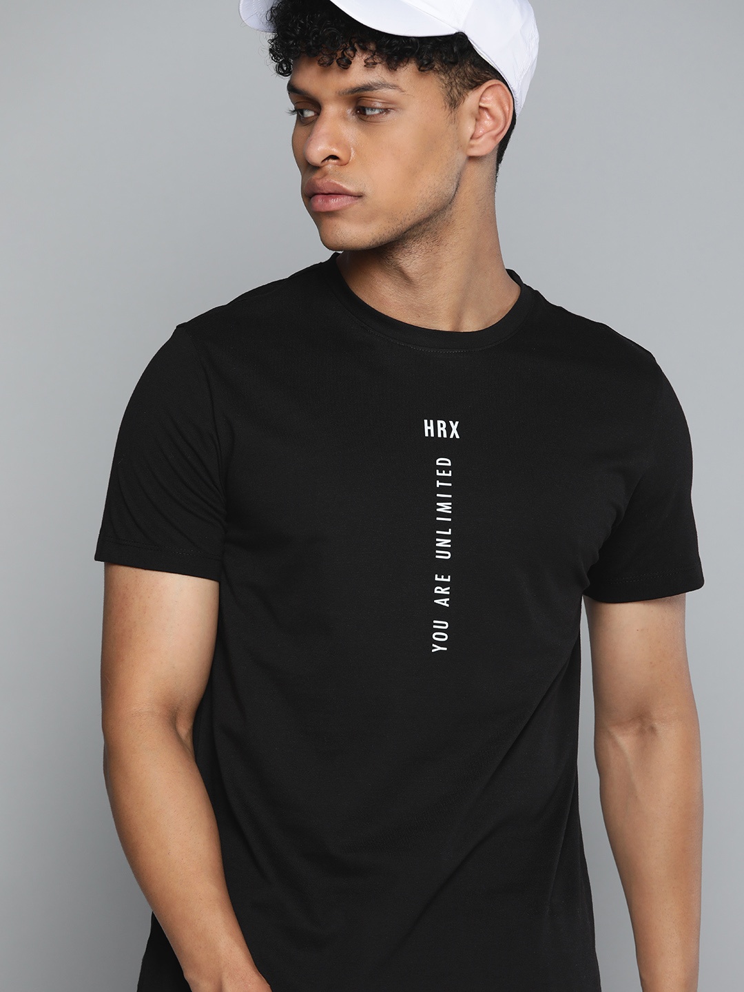 

HRX by Hrithik Roshan Men Typography Printed T-shirt, Black