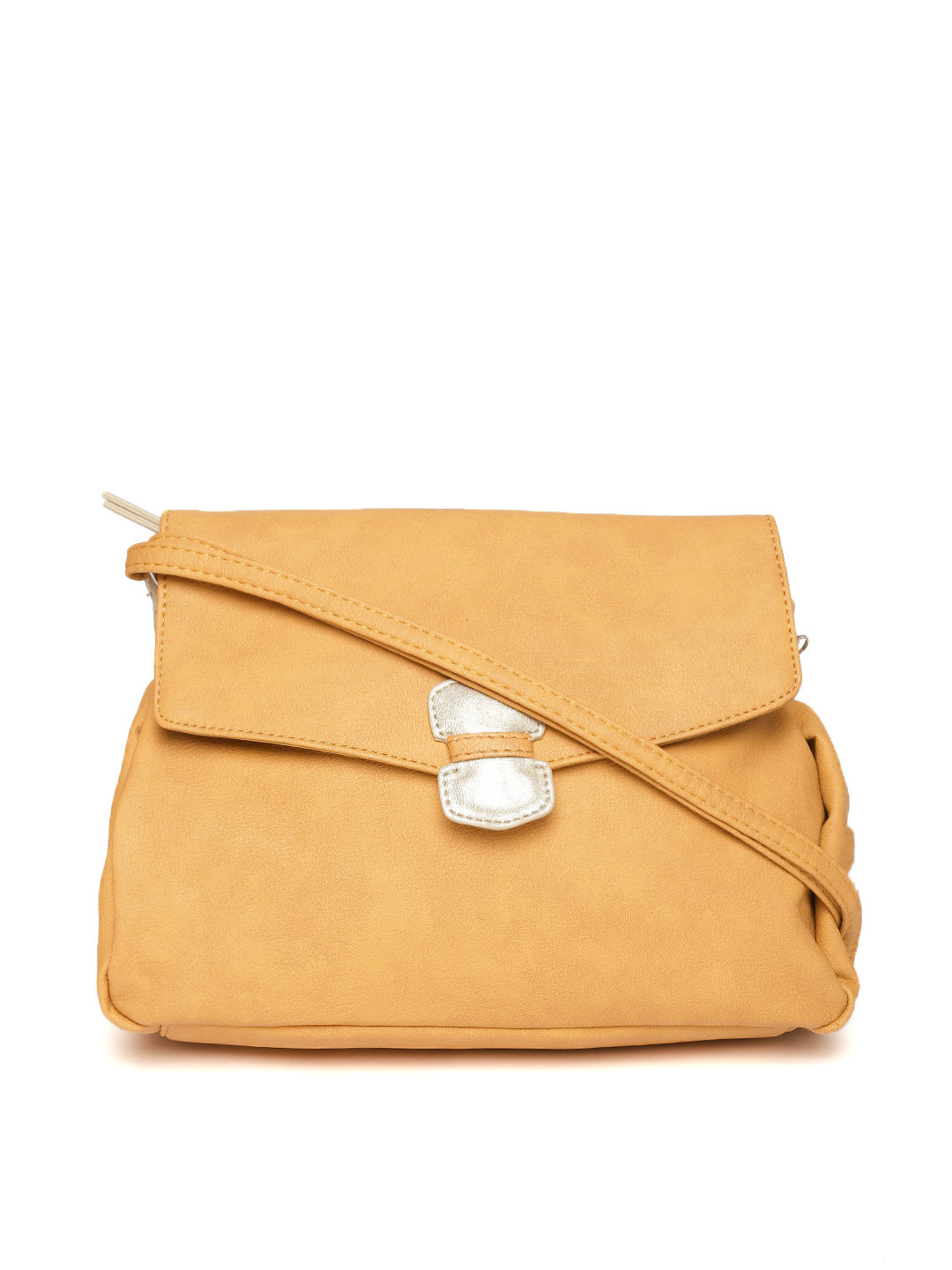 

Baggit Yellow Solid Sling Bag