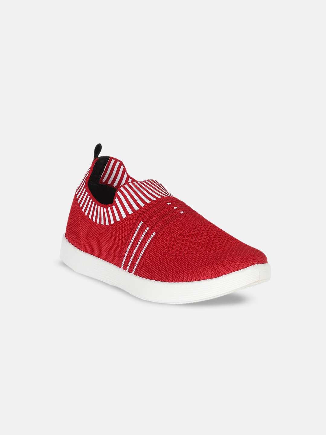

Aqualite Kids Woven Design Slip-On Sneakers, Red