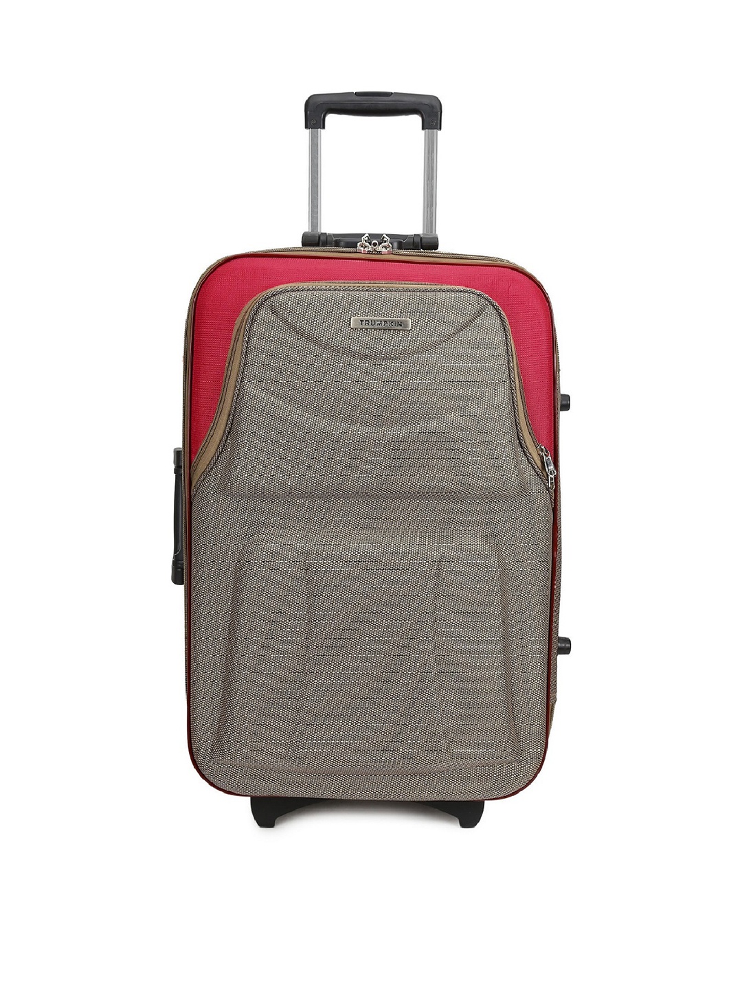 

Trumpkin Patterned Medium Size Soft-Sided Trolley Bag, Brown
