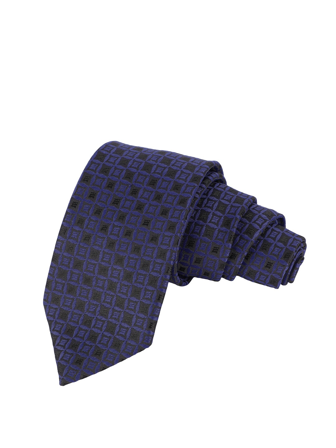 

Alvaro Castagnino Men Woven Design Broad Tie, Blue