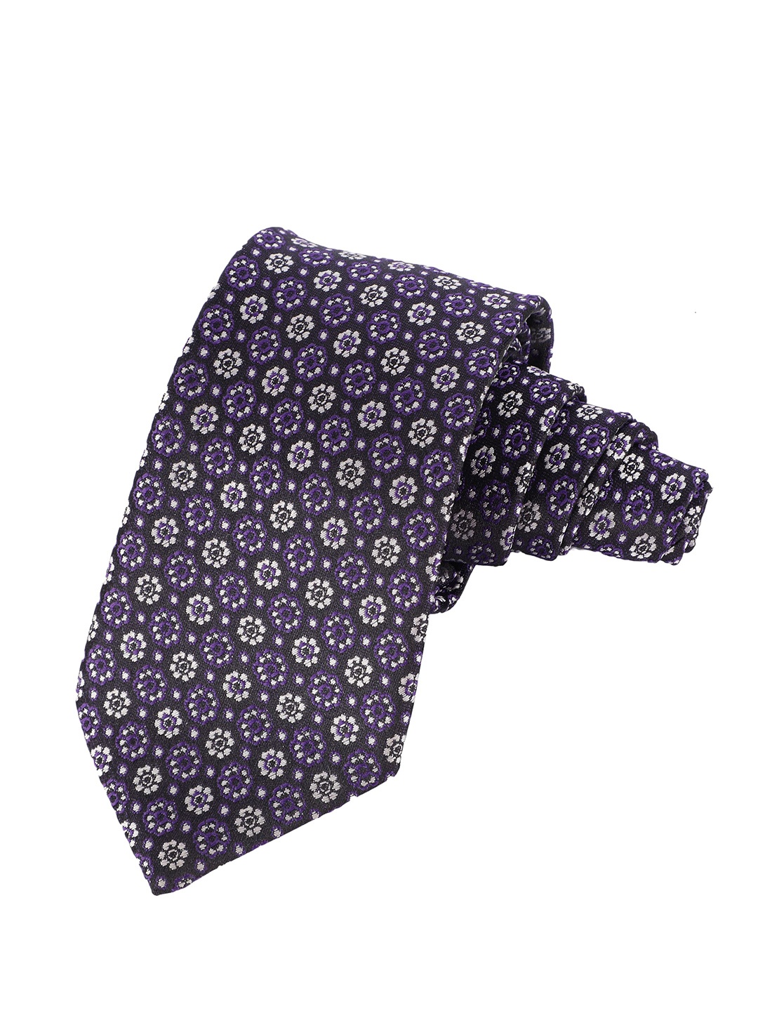 

Alvaro Castagnino Men Printed Skinny Tie, Purple