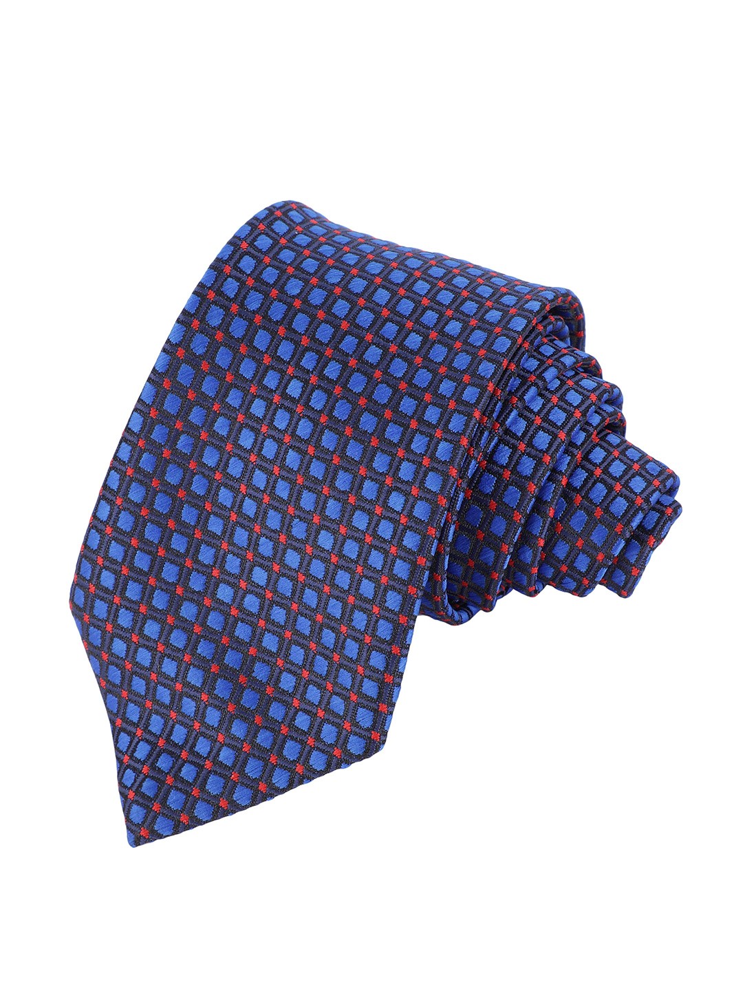 

Alvaro Castagnino Men Woven Design Broad Tie, Blue